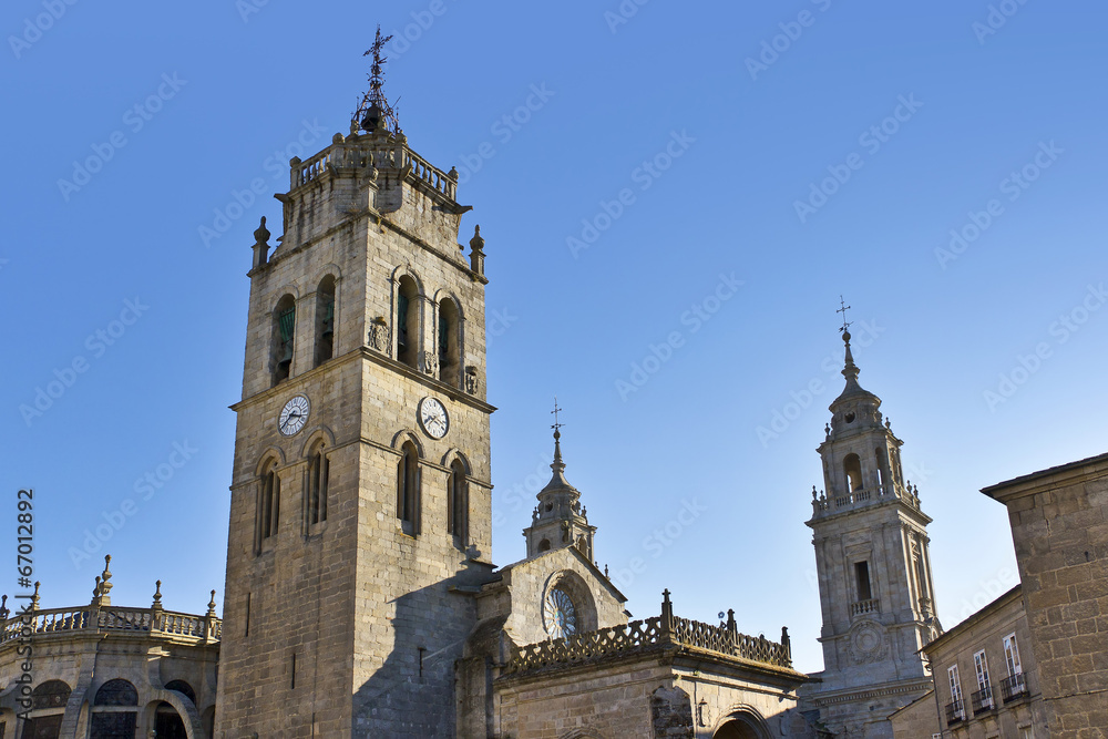 Lugo Cathedral towers