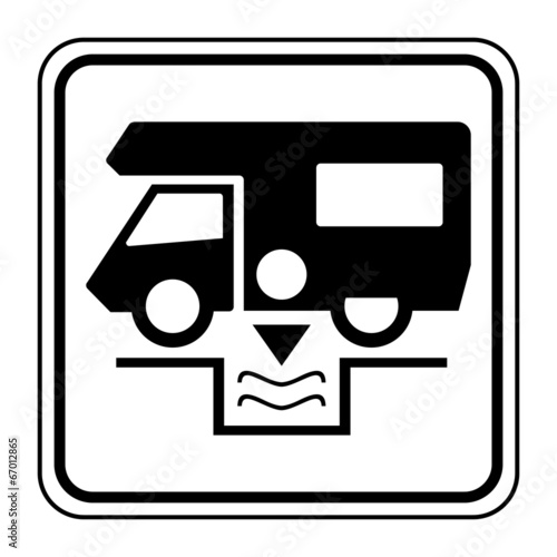 Logo camping car.