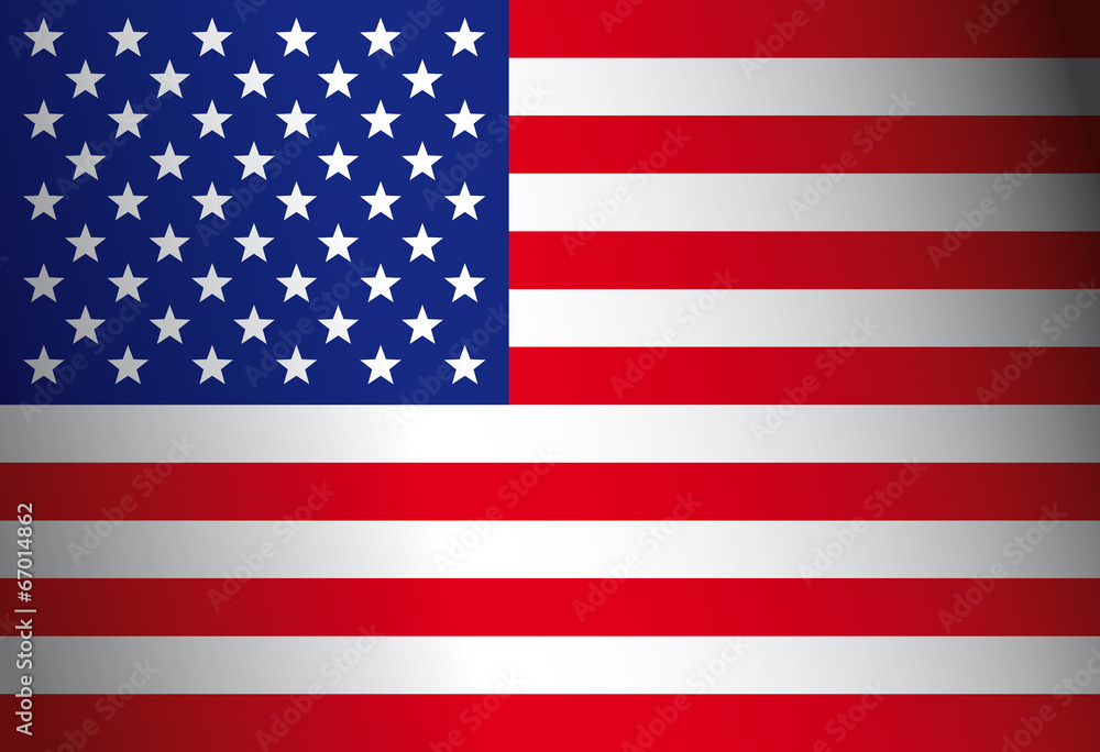 United States of America flag - Vector illustration United States of America flag - Vector illustration