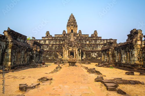 Bakong Prasat temple in Angkor Wat complex, Siem Reap, Cambodia