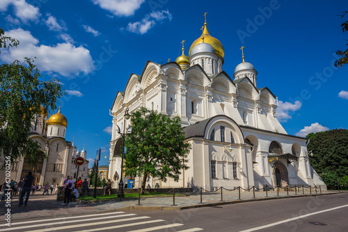 Cathedral Square of Moscow Kremlin in Russia