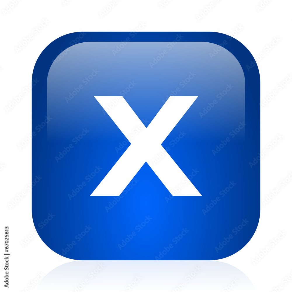 Obraz premium cancel icon