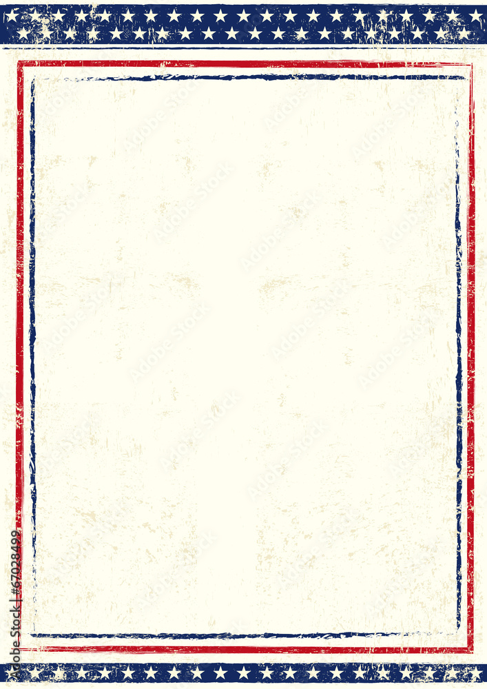 Fototapeta premium Poster of US