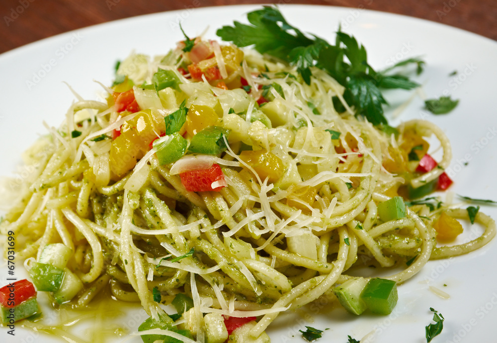vermicelli with vegetables vermicelli with vegetables