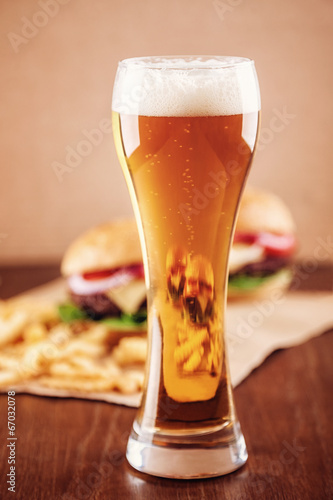 Beer and a Burger