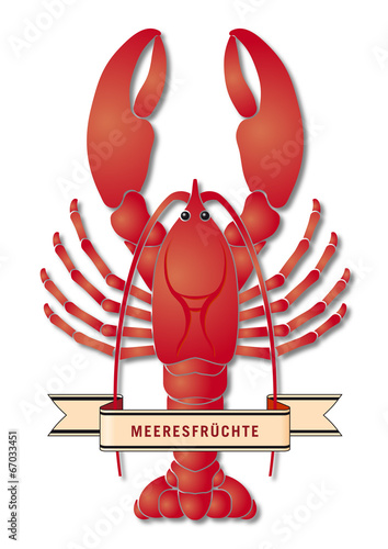 Meeresfrühte hummer