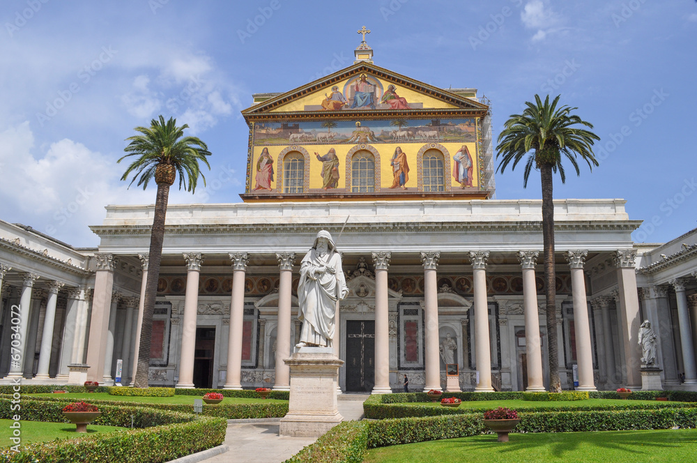 San Paolo Fuori Le Mura church in Rome