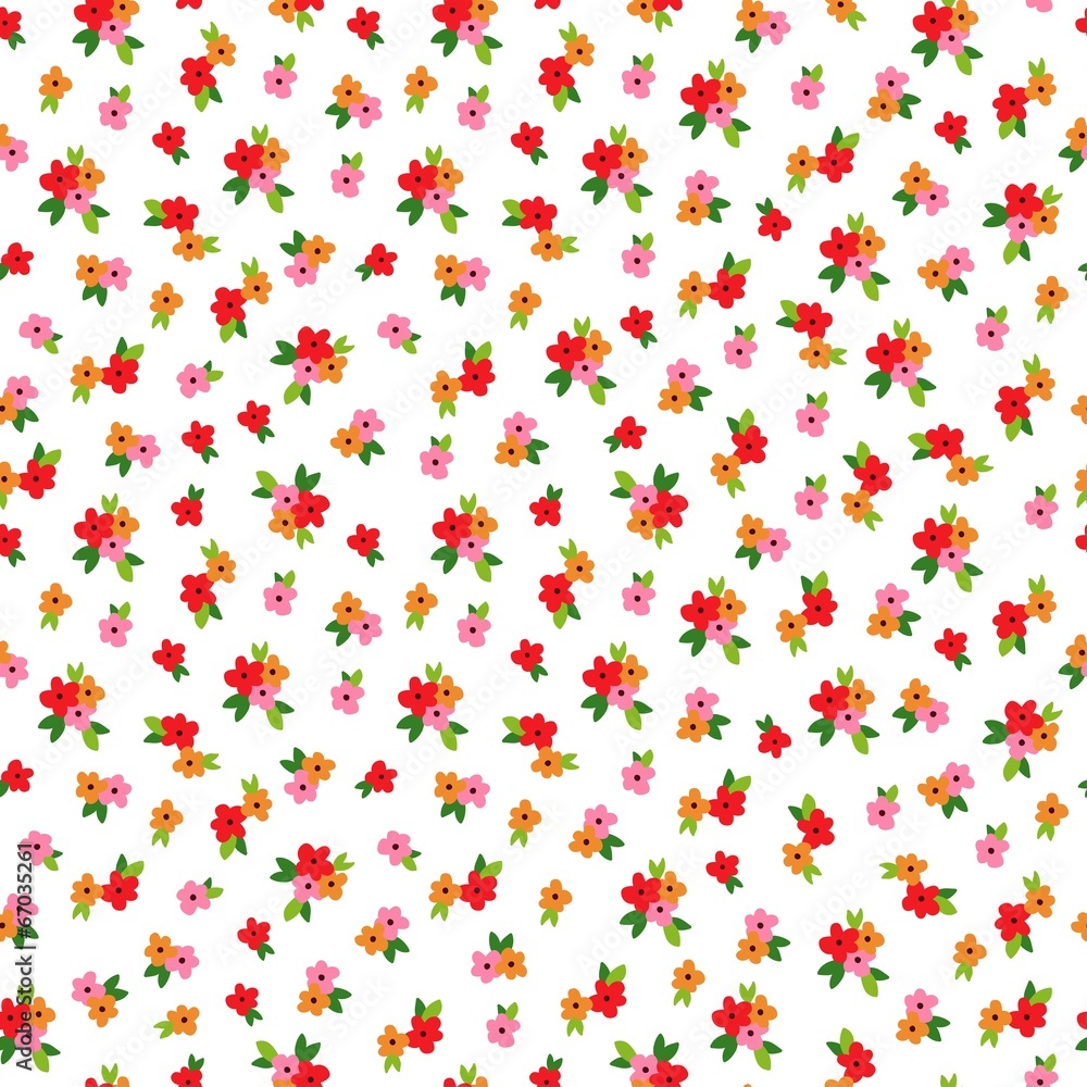 cute flowers seamless pattern cute flowers seamless pattern