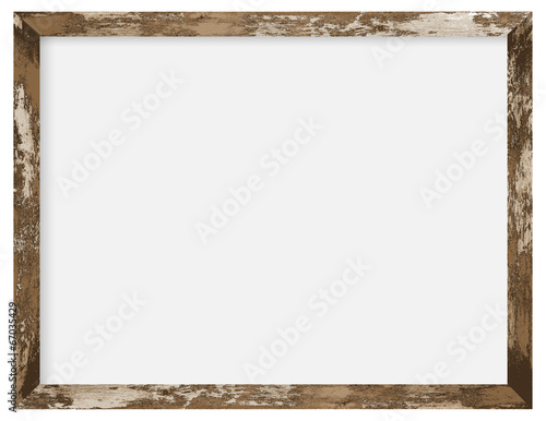 rustic wooden photo frame