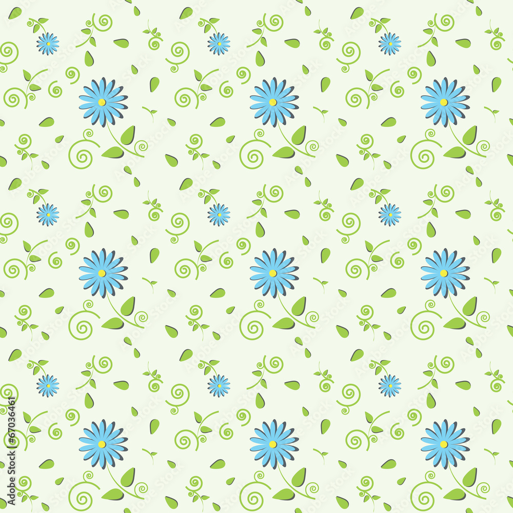 Seamless daisy pattern Seamless daisy pattern