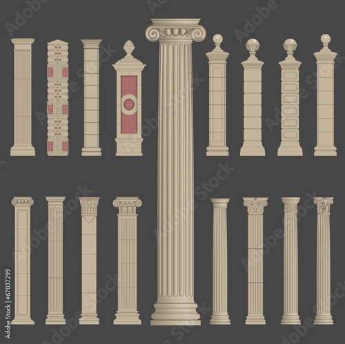 pillar column roman greek architecture