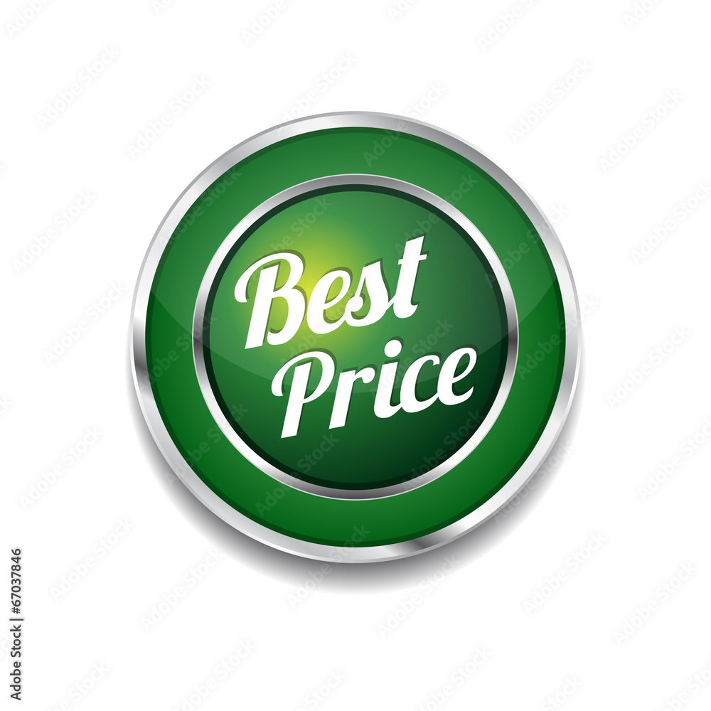 Best Price Glossy Shiny Circular Vector Button Best Price Glossy Shiny Circular Vector Button