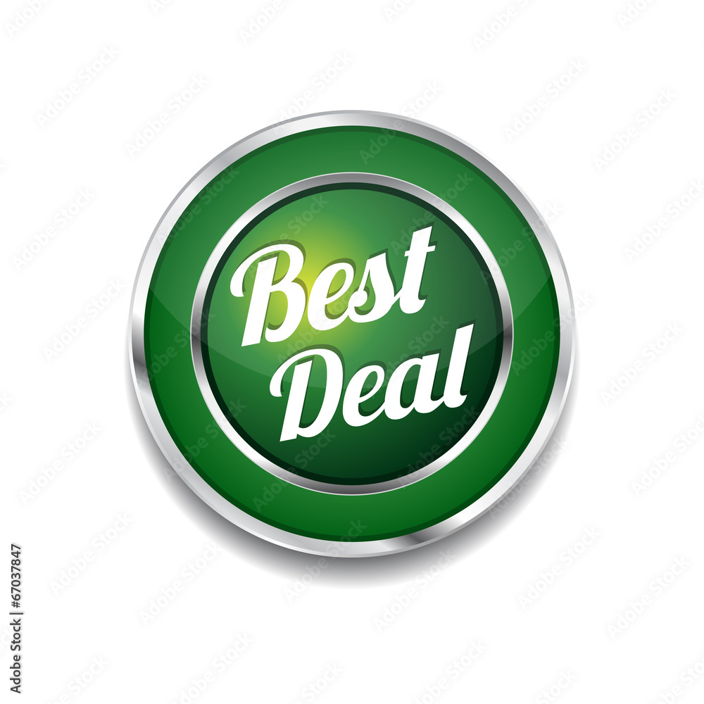Best Deal Glossy Shiny Circular Vector Button Best Deal Glossy Shiny Circular Vector Button