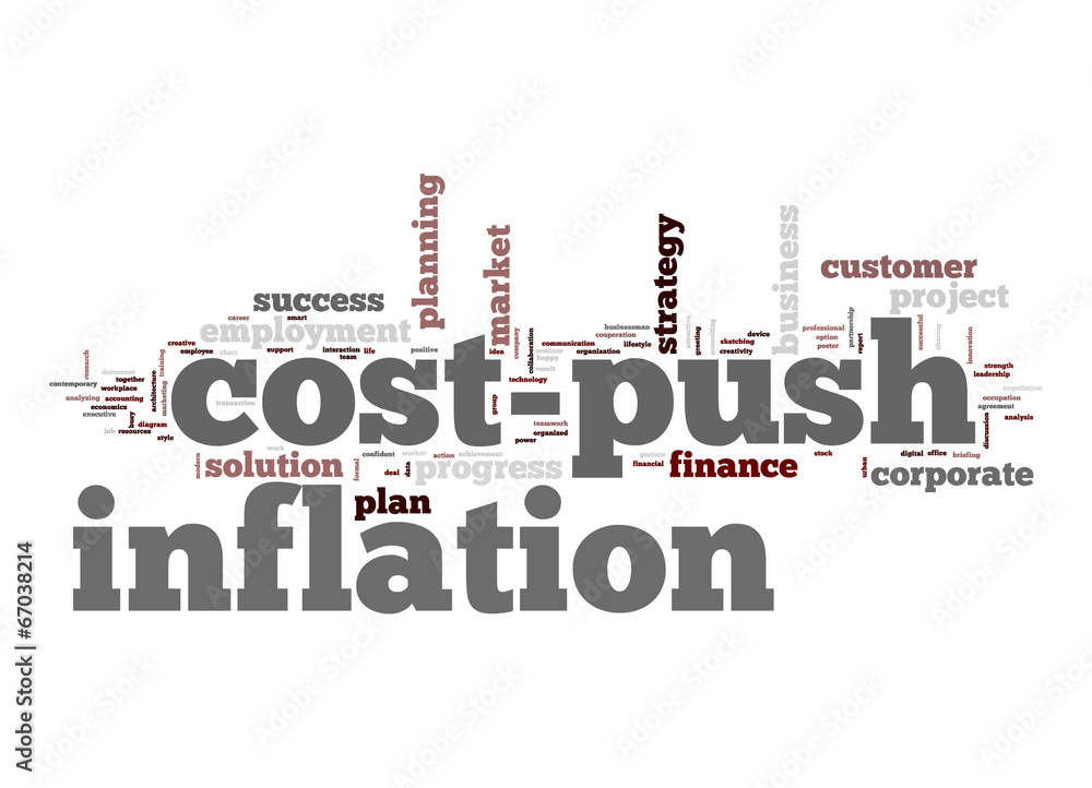 Cost-push inflation word cloud Cost-push inflation word cloud