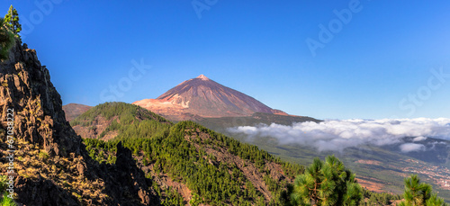 Panoramic of the Teide and Orotava Valley photo
