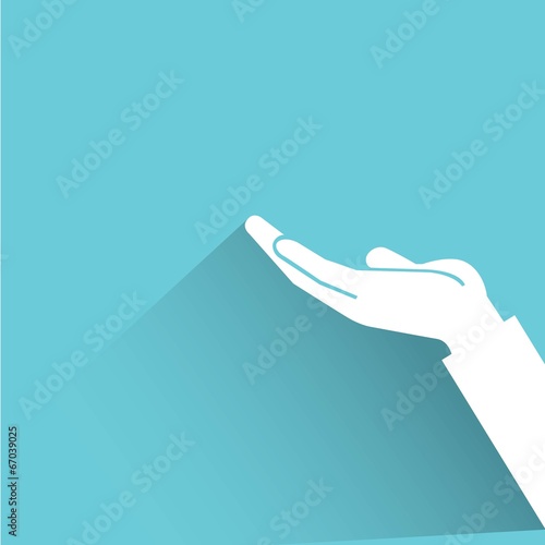 entreat hand sign