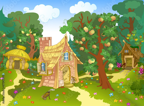 three fabulous house