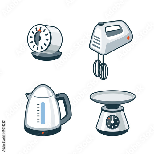 Home Appliances 4 - Timer, Mixer, Electric Kettle, Kitchen Scale