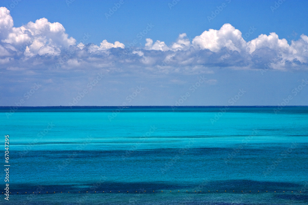 blue and blue in the sea
