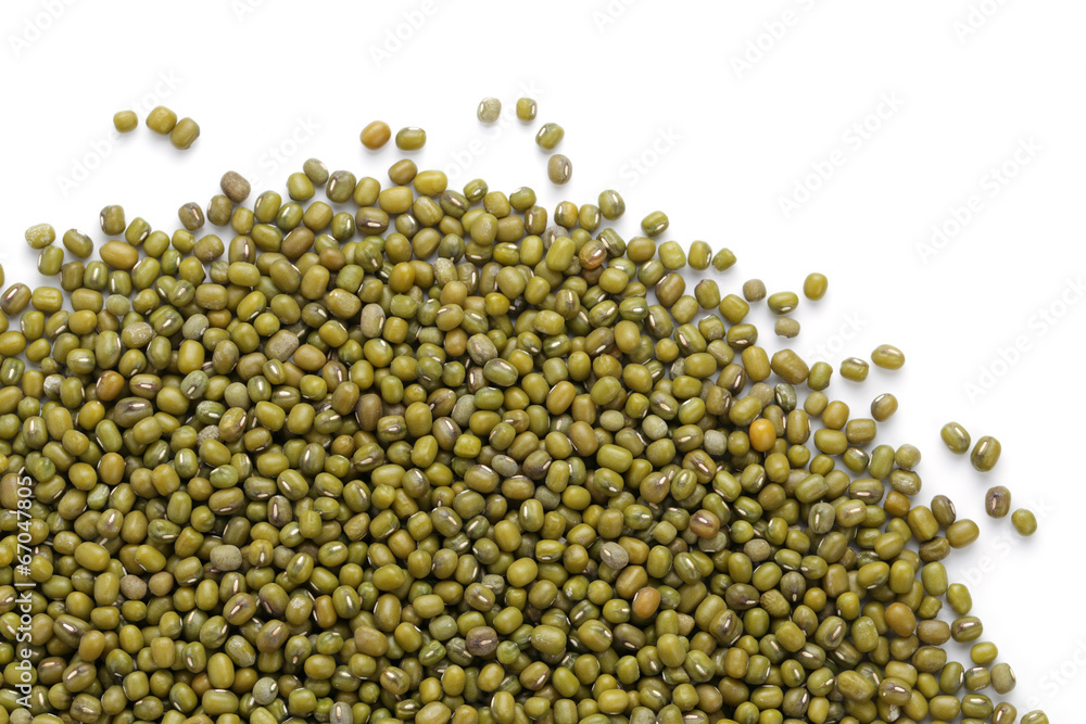 mung bean isolated on white background mung bean isolated on white background