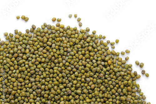 mung bean isolated on white background