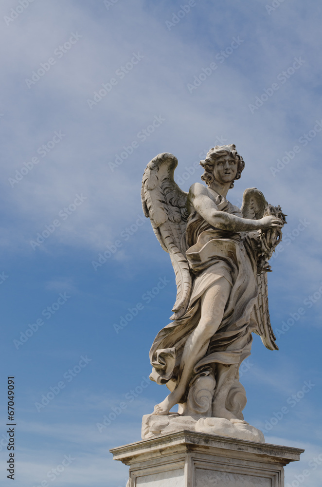 Angel statue, Castel Sant'Angelo, Rome, Italy