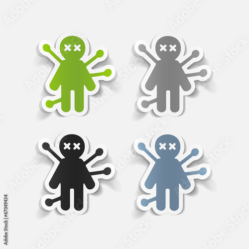 realistic design element: voodoo Doll