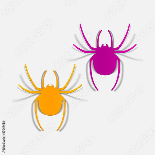 realistic design element: spider