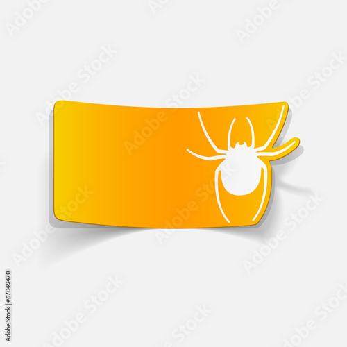 realistic design element: spider