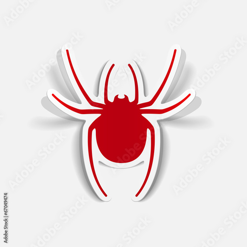 realistic design element: spider