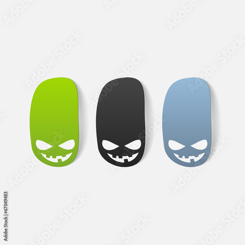 realistic design element: monster