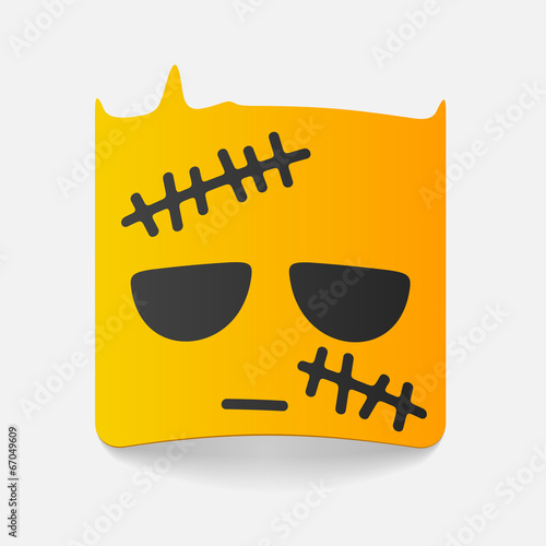 realistic design element: zombie