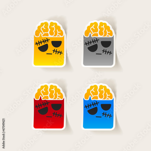 realistic design element: zombie
