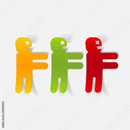 realistic design element: zombie