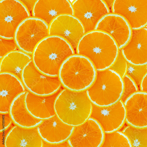 Abstract background with citrus-fruit of orange slices.