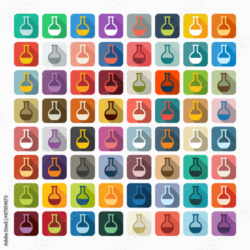 Flat design: medicine