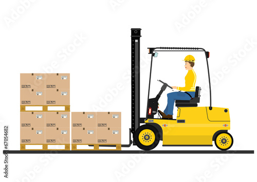 Fork lift truck