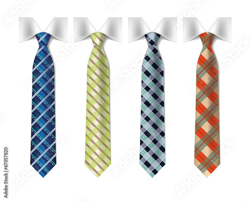 checkered silk ties templat