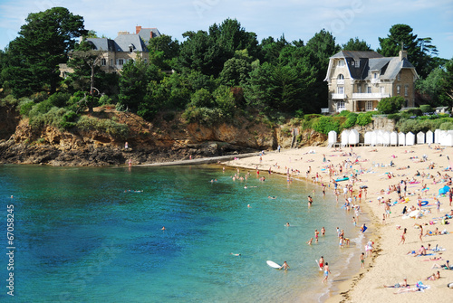 Grande Salinette beach in Saint-Briac, Brittany, France