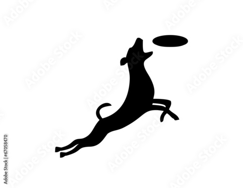 logo pet care, dog silhouette symbol,animal service