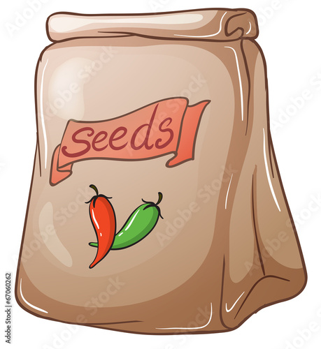 A pack of chili seeds