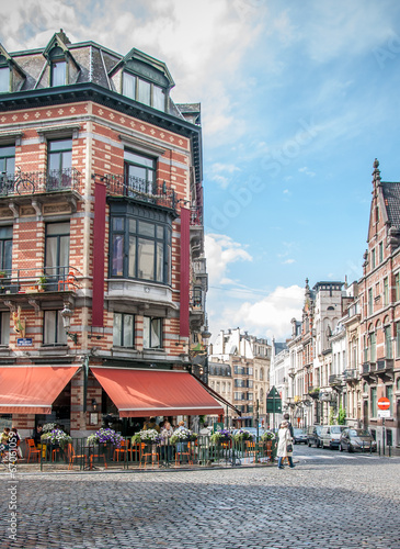 Quartier du Sablon à Bruxelles photo