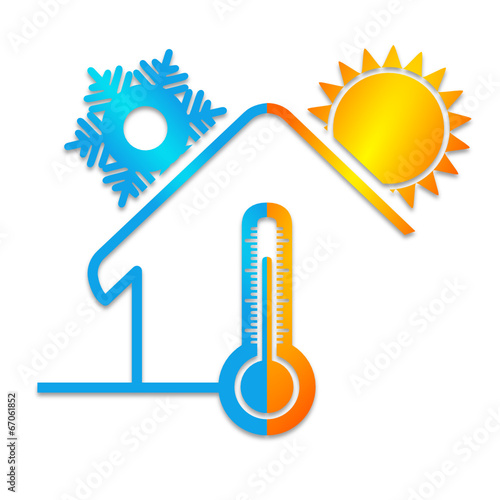 climatisation vecteur logo