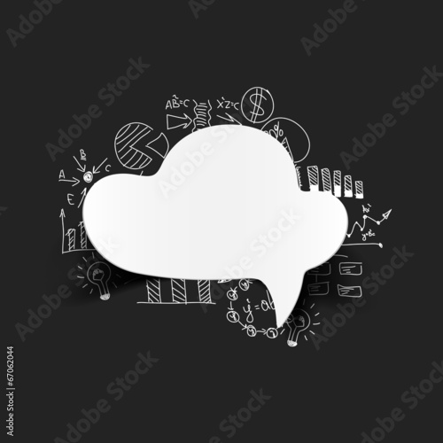 Drawing business formulas: bubble