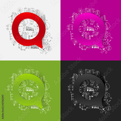 Drawing business formulas: bubble