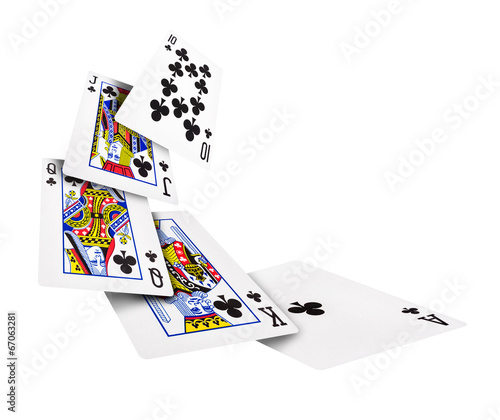 Playing cards poker casino