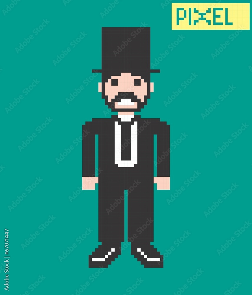pixel character