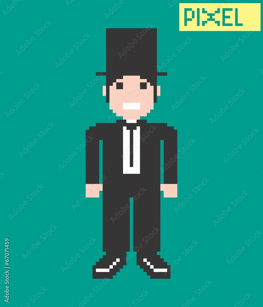 pixel character pixel character