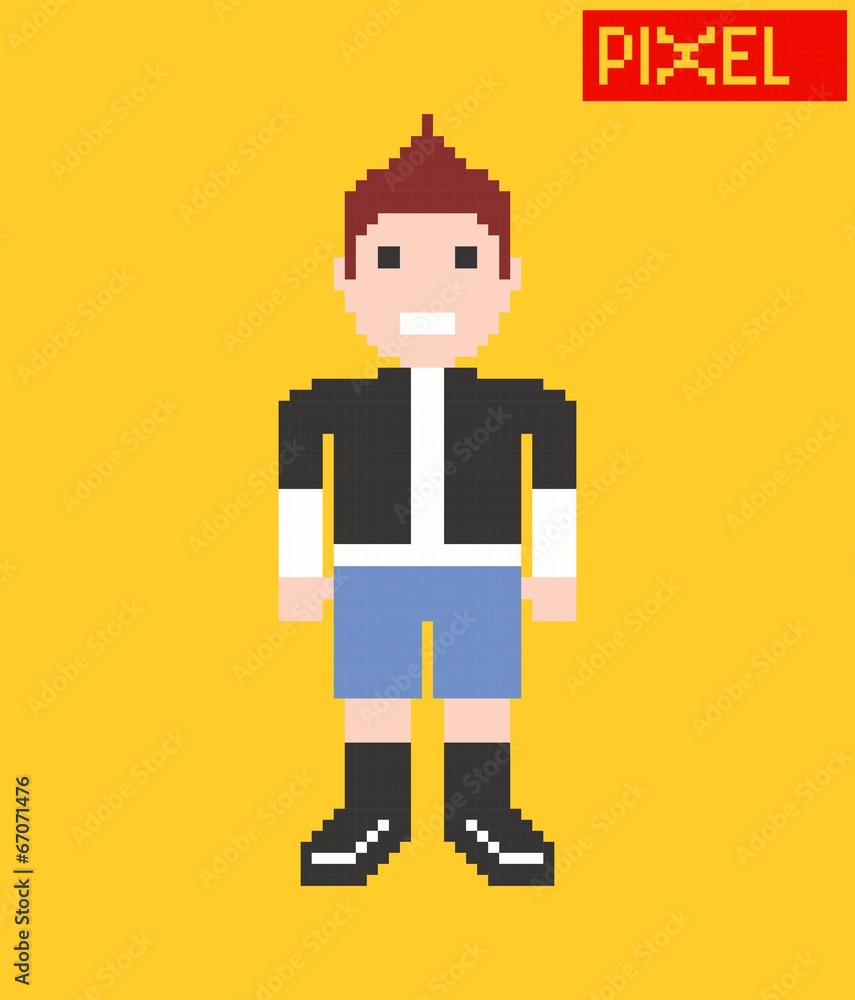 pixel character pixel character
