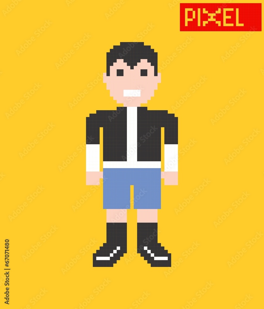 pixel character pixel character